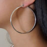 Picture of Crystal Hoop Earrings Stainless Steel