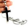 Picture of Stainless Steel Black Cross Necklace