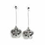 Picture of Flower Dangling Earrings  Stainless Steel