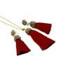 Picture of Earnings-Necklace Thread Set Stainless Steel