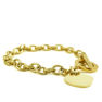 Picture of MIS Toggle Heart Bracelet Stainless Steel Gold Plating