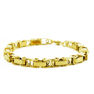 Picture of Gold Square Closed Bracelet Stainless Steel