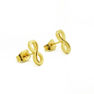 Picture of Infinity Earrings Stainless Steel Gold Plating