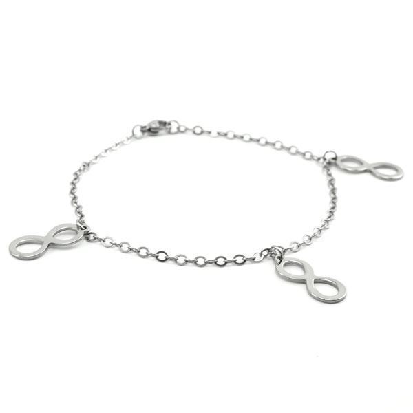 Picture of Charm Infinity Bracelet Stainless Steel Polished