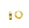 Picture of Hoop Huggie Earrings Stainless Steel Gold Plating
