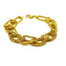 Picture of MIS Gold Plating Interlaced Bracelet Stainless Steel