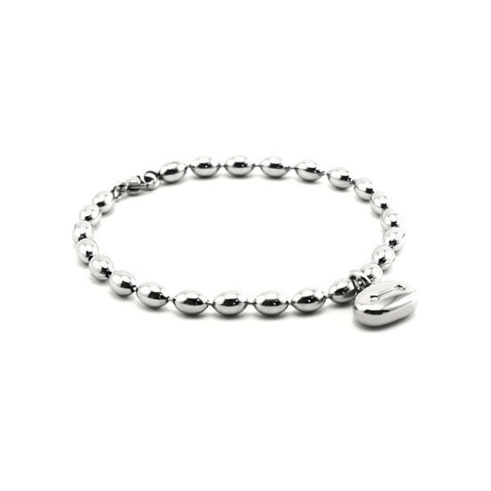 Picture of MIS Bead Bracelet Stainless Steel Polished