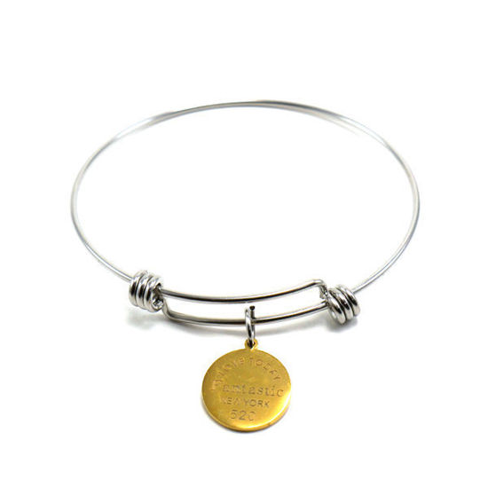 Picture of Charms Bracelet Stainless Steel Gold plating