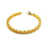 Picture of Stainless Steel Embraided Flower Bracelet Gold Plating