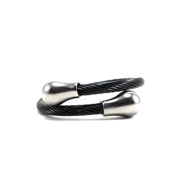 Picture of Cable Wire Ring Stainless Steel Black Polished