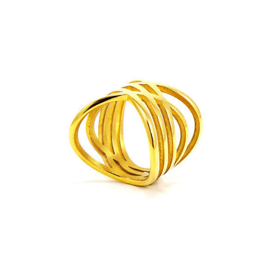 Picture of Gold Plating Stainless Steel Ring