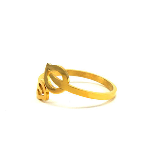 Picture of Stainless Steel Gold Plating Open Ring