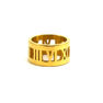 Picture of Roman Numeral Stainless Steel Ring