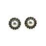 Picture of Stud Pearl Earrings Stainless Steel Silver