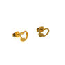 Picture of Stud Heart Earrings Gold Plating Stainless Steal
