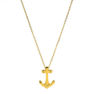 Picture of Anchor Necklace Stainless Steel  Gold Plating