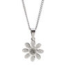 Picture of Flower Necklace Stainless Steel Silver