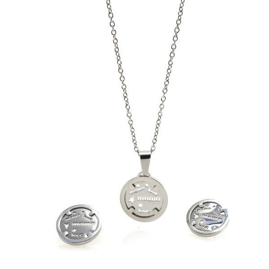 Picture of Mother's  Necklace Stainless Steel High Polished