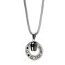 Picture of Heart Pendant Long Necklace Stainless Steel