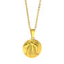 Picture of Coin Palm Tree Stainless Steel Gold Plating