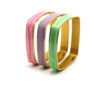 Picture of Bracelet Colorful Set Stainless Steel Enamel Gold Plating