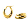 Picture of Hoop  Earrings Gold Plating Stainless Steel