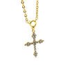 Picture of Crucifix Crystal Necklace Stainless Steel