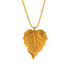 Picture of Leaf Necklace Stainless Steel  Gold Plating
